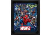Постер 3D Marvel (Cinematic Icons)