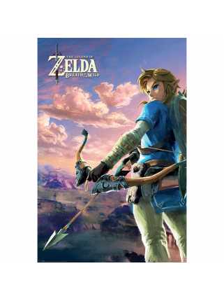 Постер The Legend Of Zelda: Breath Of The Wild (Hyrule Scene Landscape)