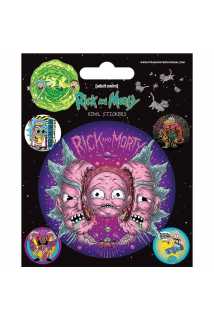 Набор наклеек Rick and Morty (Psychedelic Visions)