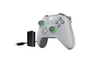 Геймпад Xbox One S Grey/Green + Play & Charge Kit