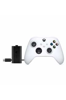 Геймпад Xbox Series (Robot White) + Play and Charge Kit [Xbox Series]