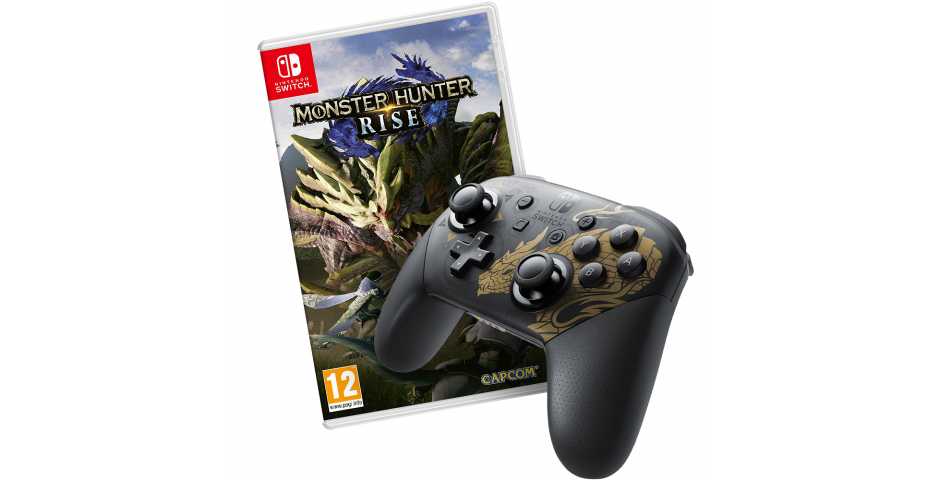 Monster Hunter Rise + Pro Controller - Monster Hunter Rise Edition [Switch]