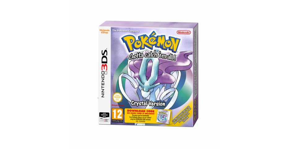 Nintendo 3DS - Pokemon Crystal Version (Код на загрузку игры) [Nintendo 3DS]