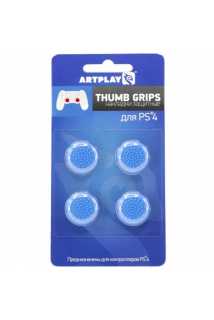 Накладки Artplays Thumb Grips (синие 4шт.) [PS4]