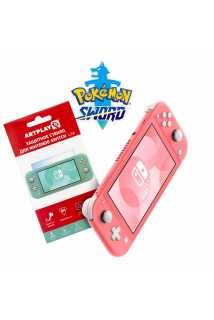 Nintendo Switch Lite (коралловый) + Pokemon Sword + Защитное стекло Artplays