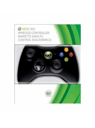 Геймпад Microsoft Wireless Controller (Black) [Xbox 360]