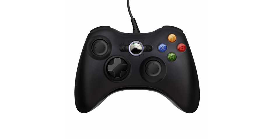 Геймпад Xbox 360 & Windows проводной (черный)