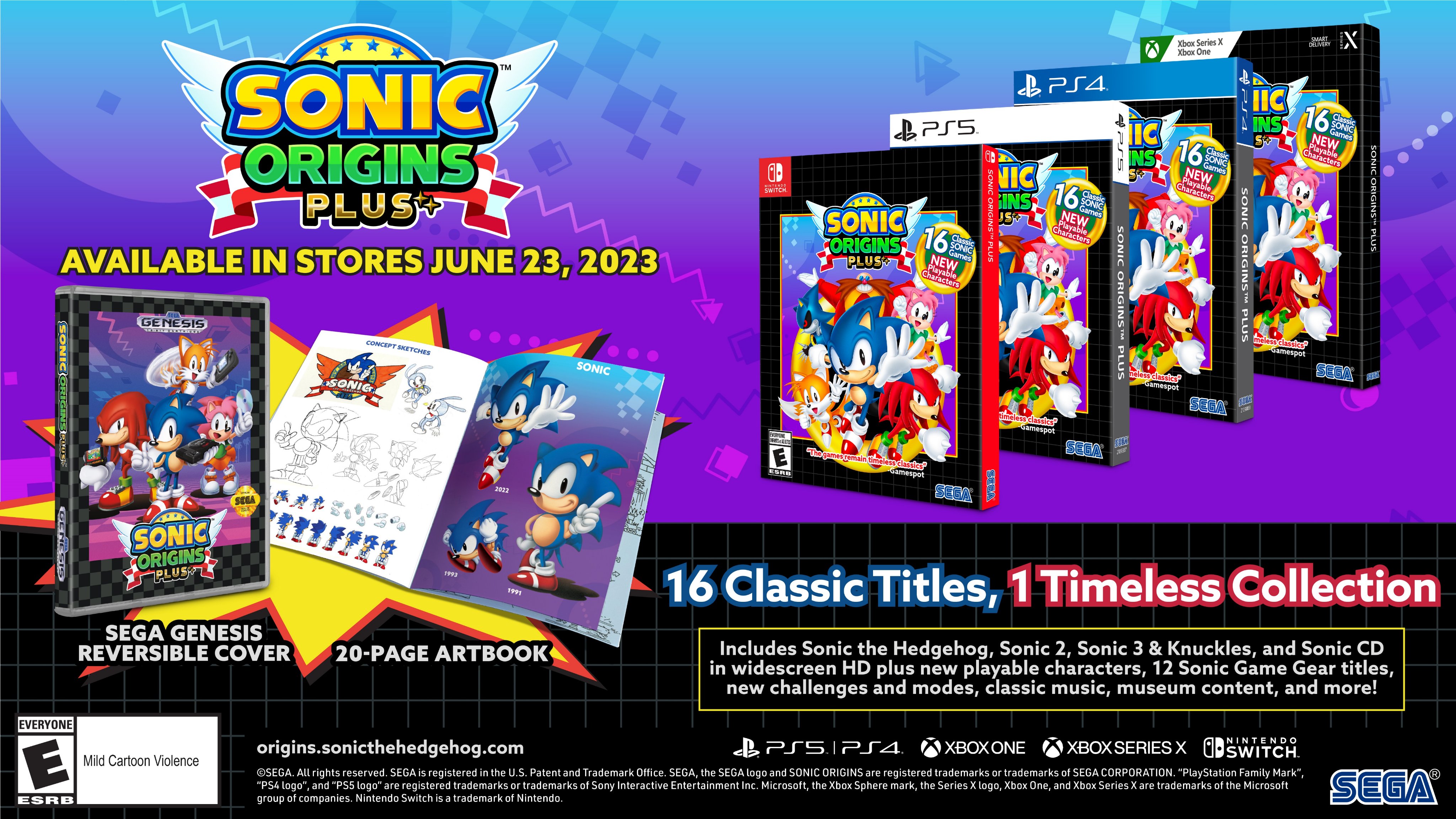 Sonic Origins Plus [PS4] - купить в Минске, цены